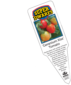 Geranium Kiss Tomato Label