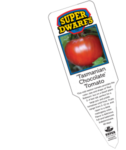 Tasmanian Chocolate tomato label
